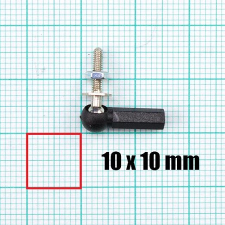 Topmodel Ball pin diametro 4mm M2/M2 1pz